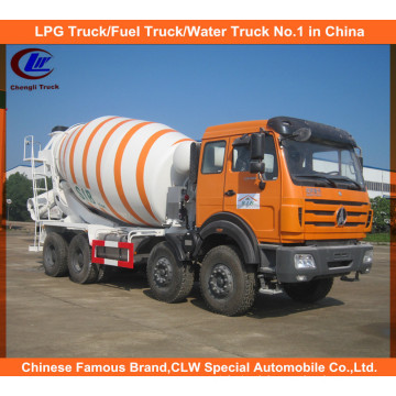 North Benz 14cbm Diesel Mixer Truck Concrete Heavy Duty Angola